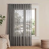 Sunday Homewares Laurent Sheer S-Fold Single Panel Curtain