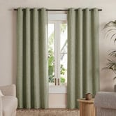 Sunday Homewares Ainslie Linen-Look Blockout Eyelet Curtains
