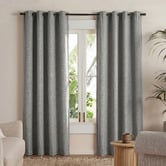Sunday Homewares Ainslie Linen-Look Blockout Eyelet Curtains