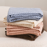 Sunday Homewares Aeron Knitted Cotton Throw