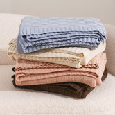 Sunday Homewares Aeron Knitted Cotton Throw