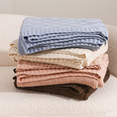 Sunday Homewares Aeron Knitted Cotton Throw