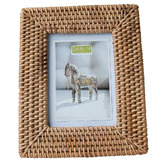 Aldrin Home 5 x 7&quot; Rattan Woven Photo Frame
