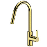 Sinclair Bathware Rund Pull-Out Kitchen Mixer