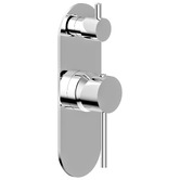 Sinclair Bathware Morgan Rund Shower/Bath Wall Mixer Diverter