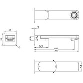Sinclair Bathware Kasten Swivel Bath Spout