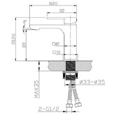 Sinclair Bathware Kasten Short Basin Mixer