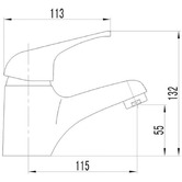 Sinclair Bathware Wahlen Short Basin Mixer