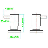 Sinclair Bathware Wahlen 10 Wall Top Assemblies