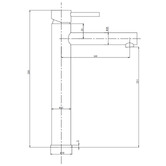Sinclair Bathware Rund Tall Basin Mixer