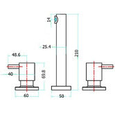 Sinclair Bathware Wahlen 10 Bath Wall Tap Set