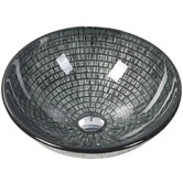 Sinclair Bathware Bethan 420mm Glass Above Counter Basin