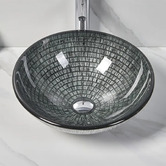 Sinclair Bathware Bethan 420mm Glass Above Counter Basin
