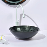 Sinclair Bathware Darcie 420mm Glass Above Counter Basin