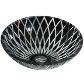 Sinclair Bathware Gordon 420mm Glass Above Counter Basin