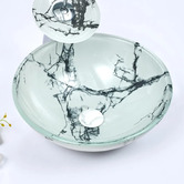 Sinclair Bathware Western 420mm Glass Above Counter Basin