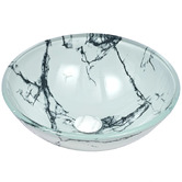 Sinclair Bathware Western 420mm Glass Above Counter Basin