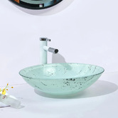 Sinclair Bathware Nielsen 480mm Glass Above Counter Basin
