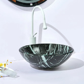 Sinclair Bathware Daisy 420mm Glass Above Counter Basin