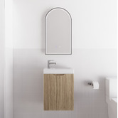 Sinclair Bathware Dustin 450mm Wall Hung Small Space Single Vanity