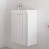 Sinclair Bathware Dustin 450mm Wall Hung Small Space Single Vanity