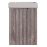 Sinclair Bathware Dustin 450mm Wall Hung Small Space Single Vanity