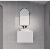 Sinclair Bathware Dustin 600mm Wall Hung Single Vanity