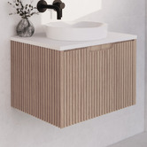 Sinclair Bathware Dustin 600mm Wall Hung Single Vanity