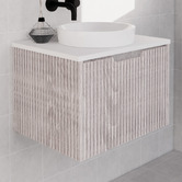 Sinclair Bathware Dustin 600mm Wall Hung Single Vanity