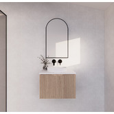Sinclair Bathware Dustin 600mm Wall Hung Single Vanity