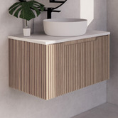 Sinclair Bathware Dustin 750mm Wall Hung Single Vanity