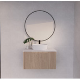 Sinclair Bathware Dustin 750mm Wall Hung Single Vanity
