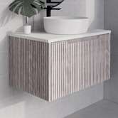 Sinclair Bathware Dustin 750mm Wall Hung Single Vanity