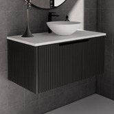 Sinclair Bathware Dustin 900mm Wall Hung Single Vanity