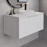 Sinclair Bathware Dustin 900mm Wall Hung Single Vanity