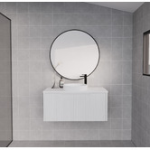 Sinclair Bathware Dustin 900mm Wall Hung Single Vanity