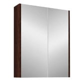 Sinclair Bathware Dustin 600mm Fluted Mirrored Shaving Cabinet with Glass Shelves