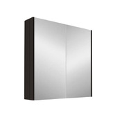 Sinclair Bathware Dustin 750mm Fluted Mirrored Shaving Cabinet with Glass Shelves