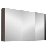 Sinclair Bathware Dustin 1200mm Fluted Mirrored Shaving Cabinet with Glass Shelves