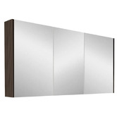 Sinclair Bathware Dustin 1500mm Fluted Mirrored Shaving Cabinet with Glass Shelves