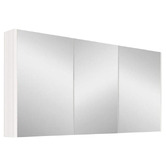 Sinclair Bathware Dustin 1500mm Fluted Mirrored Shaving Cabinet with Glass Shelves