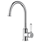 Sinclair Bathware Prime Gooseneck Ceramic Handle Kitchen Sink Mixer
