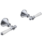 Sinclair Bathware Prime Ceramic Handle Wall Top Assemblies