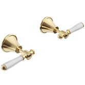 Sinclair Bathware Prime Ceramic Handle Wall Top Assemblies