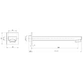 Sinclair Bathware Terra Bath Spout