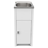 Sinclair Bathware Indria 400mm Stainless Steel Laundry Tub