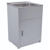 Sinclair Bathware Indira 600mm Topmount Single Laundry Tub
