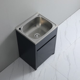 Sinclair Bathware Octavia 600mm Stainless Steel Laundry Tub