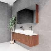 Sinclair Bathware Dustin 1500mm Wall Hung Double Vanity