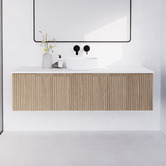 Sinclair Bathware Dustin 1500mm Wall Hung Single Vanity